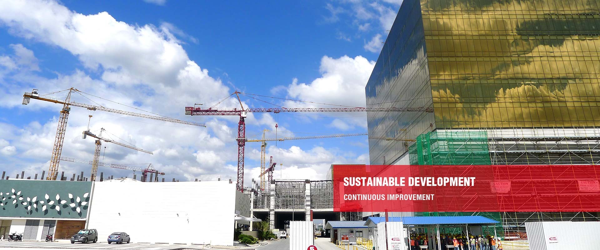 qualidade Elevação do local de construção fábrica