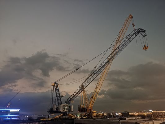 Derrick 16ton com 40m Jib Construção torre guindaste com controle de inversor