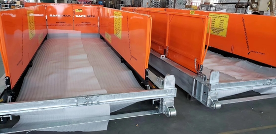 3200 mm Largura plataforma de carga de guindaste retrátil Cantideck MLP3200