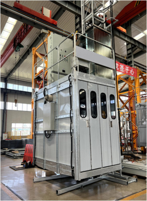 Elevador industrial à prova de explosão com dispositivos avançados de segurança para passageiros e materiais em áreas perigosas