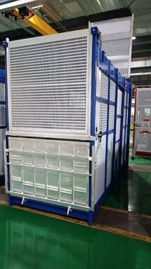 Galvanizado a quente 0-46m/min Rack e Pinion Construção Elevador Para Passageiro cor personalizada