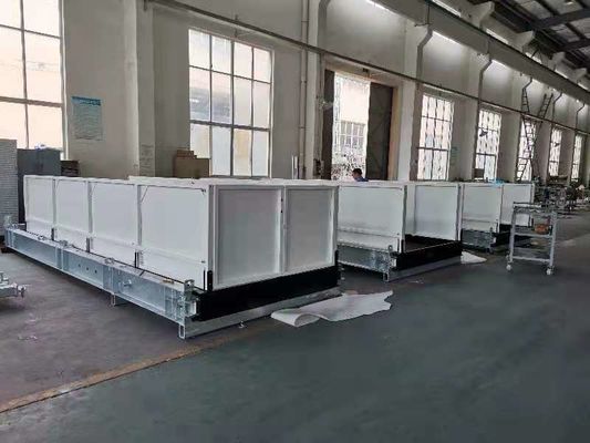 Pintura epoxi 5000kg Material plataforma de carga retrátil aço Q355B