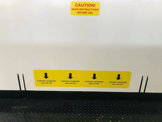 plataforma de carregamento retrátil Superdeck da largura de 2200mm para o canteiro de obras alto da elevação