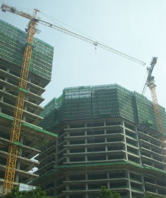 Bom preço Dispositivo de monitoramento de segurança 6tão guindaste torre fixa, 50m Qtz63 guindaste torre on-line