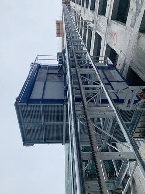 Localização de construção 500m 46m/min Passageiro e material elevador com ar condicionado