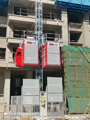63 m/min Edifício Construção Elevador/Construção de média velocidade com barra de autocarro/Elevador ecológico