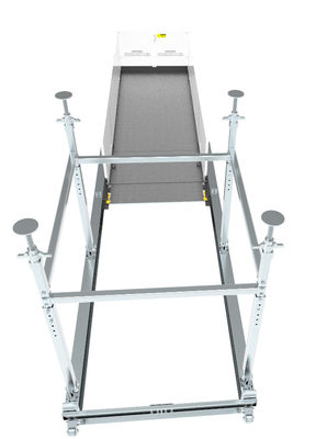 Plataforma de carga de material retrátil de 260 cm com sistema de bloqueio fácil