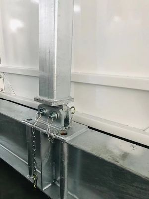 Deck de carregamento de guindastes de 320 cm com adereços ajustáveis