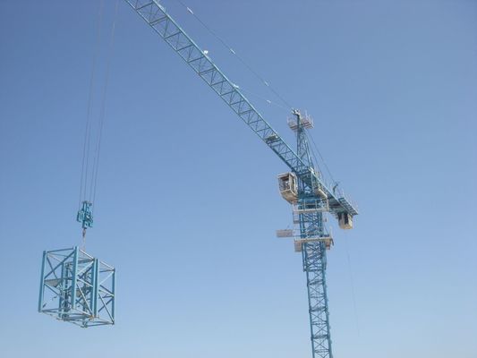 Bom preço Guindaste de construção de 10 toneladas, 45 m/min Guindaste de torre on-line