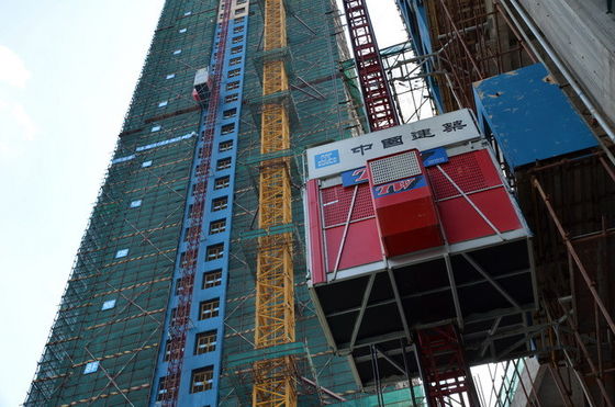 Bom preço Material de construção 500m Elevador de construção Elevador de elevação com controle de inversor on-line