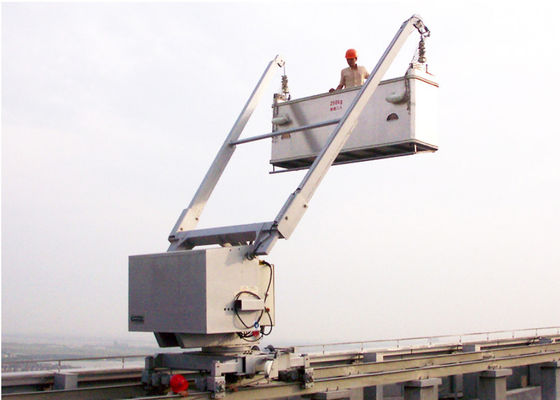 Bom preço Unidade de manutenção do edifício Bmu de 180 m de altura com limpeza de jib duplo e instalação de parede de cortina on-line