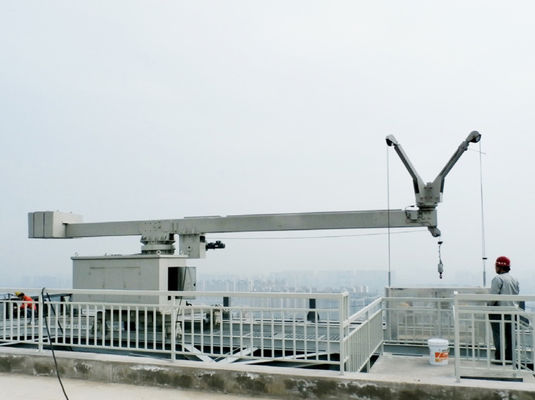 Bom preço Unidade de manutenção de edifícios de 500 m de altura com uma gôndola de alumínio de 300 kg instalada permanentemente no topo do edifício on-line