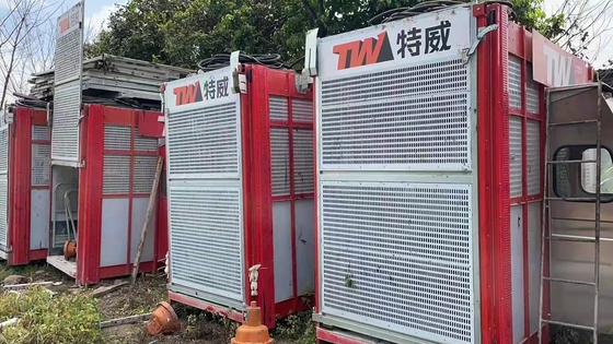 Elevadores de edifícios usados com acionamento VFD e secções de mastro galvanizadas a quente