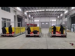 Bacias de carregamento de guindastes de alto padrão para canteiros de obras com adereços e vigas galvanizadas a quente