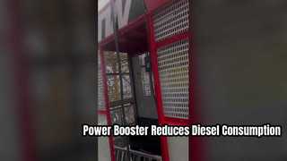 Power Booster ajuda a reduzir até 70% o consumo de diesel em seus equipamentos de construção